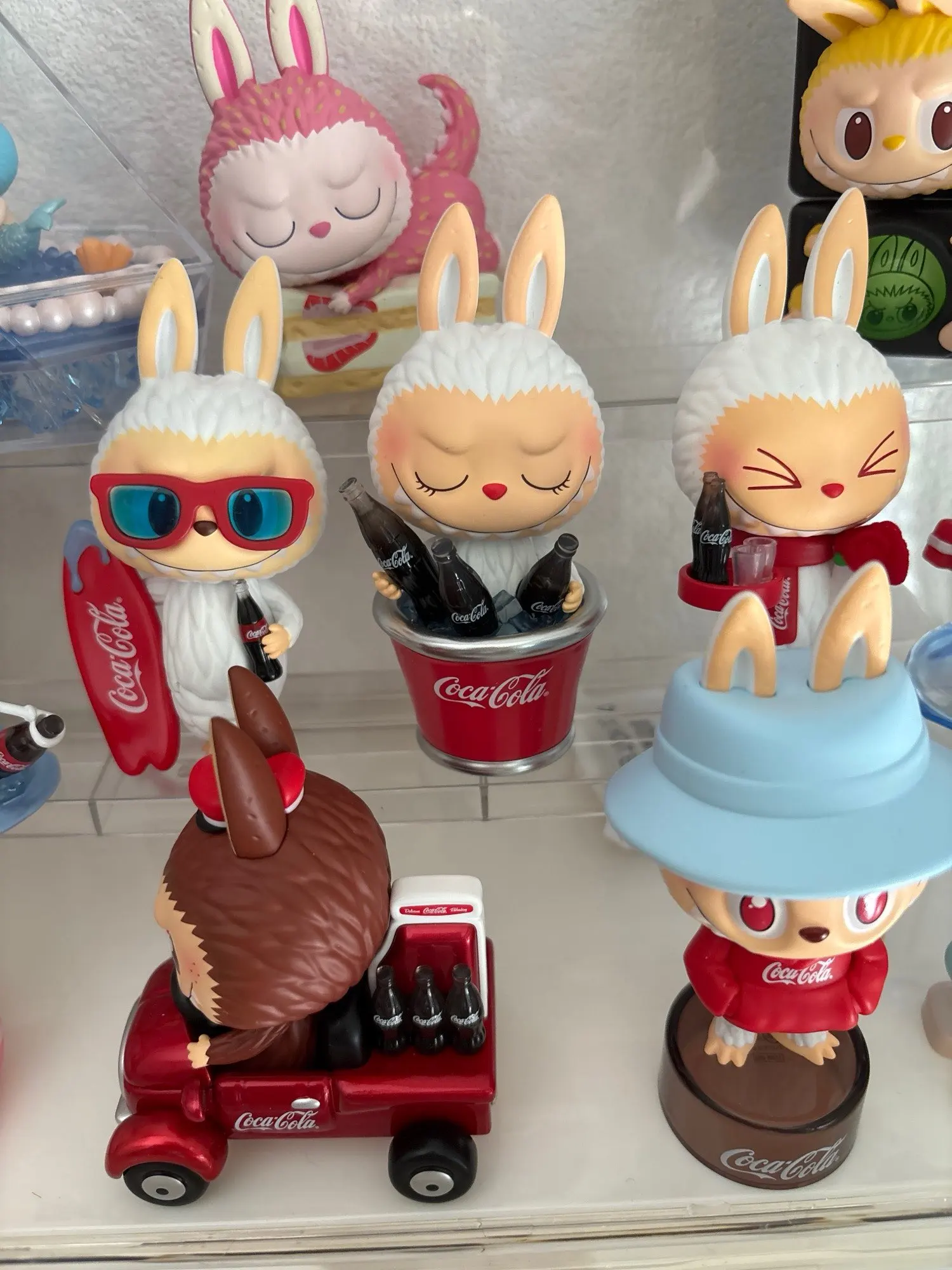 POPMART THE MONSTERS LABUBU × COCACOLA① ❄️ Pop Mart Labubu & Zimomo: The Monsters x Coca-Cola, blind box