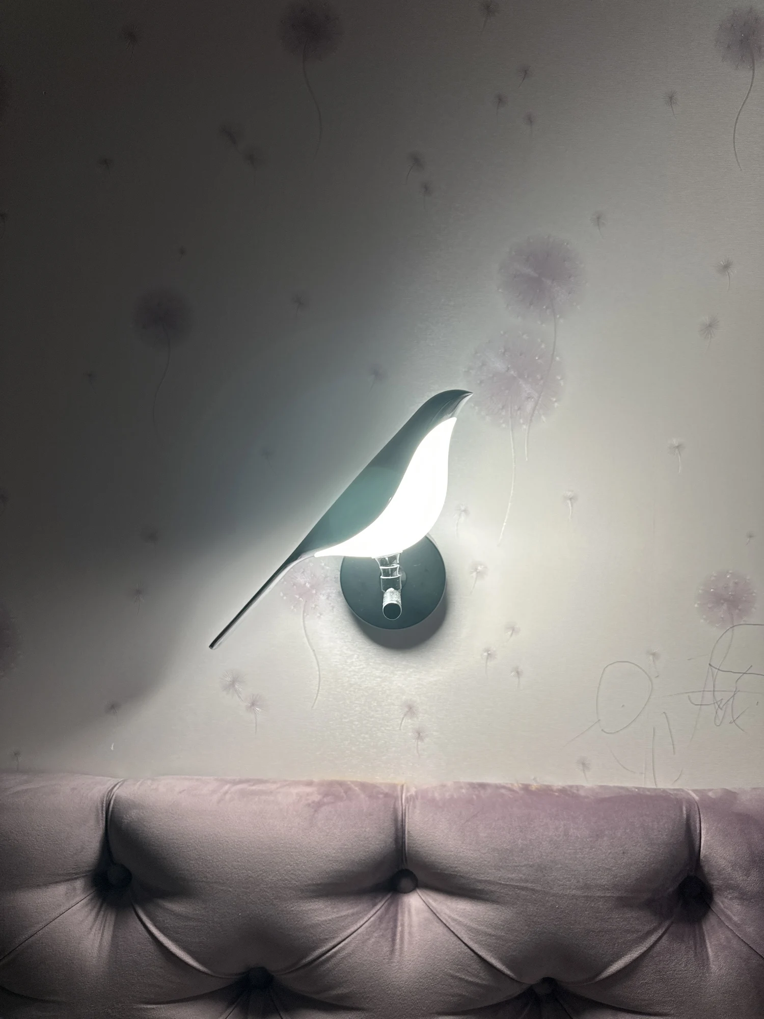Magical Moments Nordic Magpie LED Wall Lamp for Touch of Elegance in Living, Bedside, Kitchen, and Beyond photo review