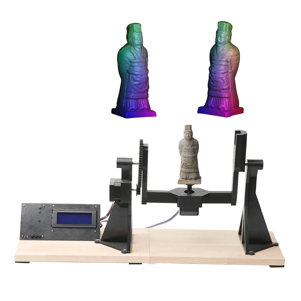 3D Scanner DIY Scanner Kit Electronics KS Photogrammetry Scanner High Precision 3D Model Stereo Scanning Accessories Engineer
