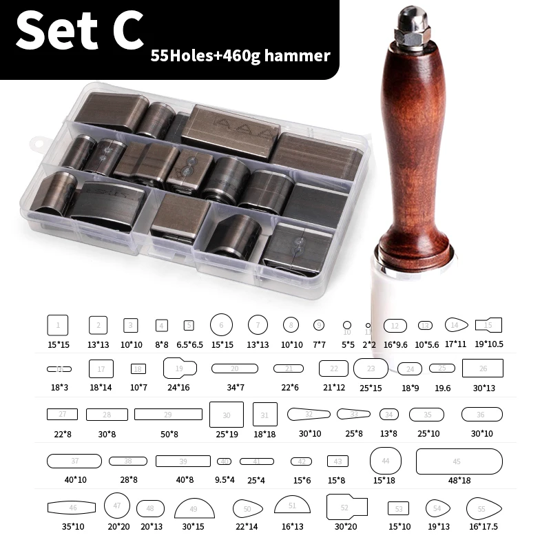 Leather Round Corner CutterV/U/Circle/Square Corner Belt Cutting Die Strap Edge