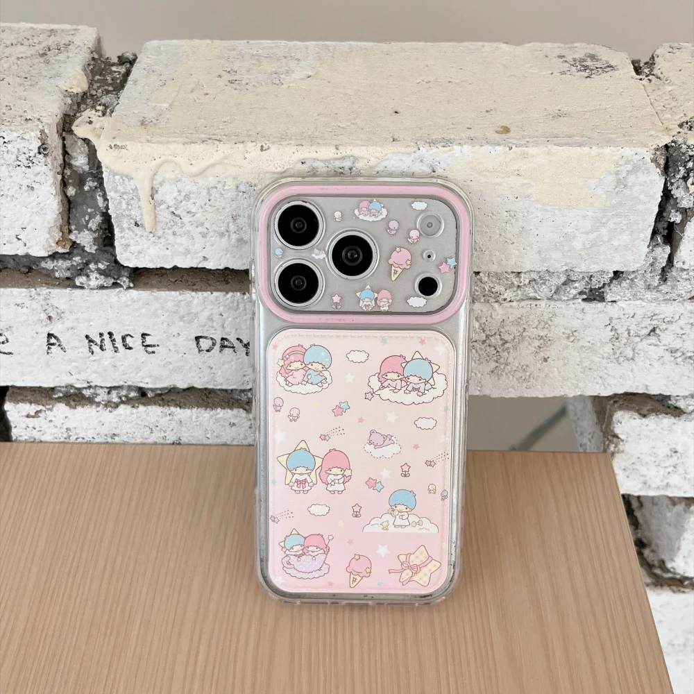 Kawaii Pink Cartoon Phone Case - Cute Shockproof Protective Cover