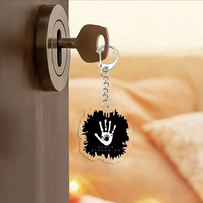 Game Death Stranding Keychains for Accessories Acrylic Death