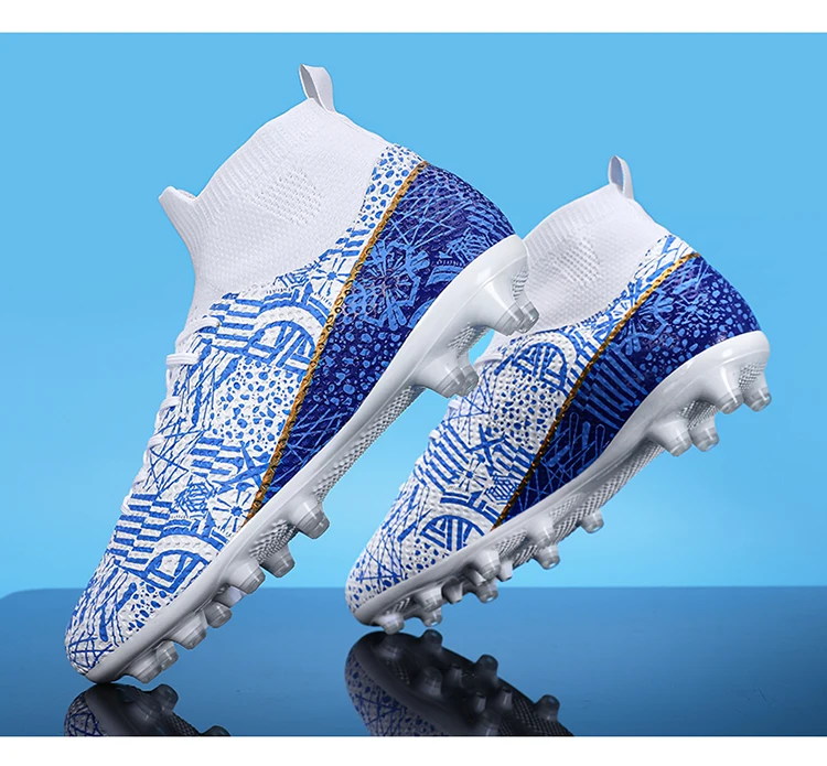 Men FG/TF Football Boots Futsal Professional Unisex Soccer Shoes High Quality Grass Training Sport Non Slip Outdoor Male_voghion.com