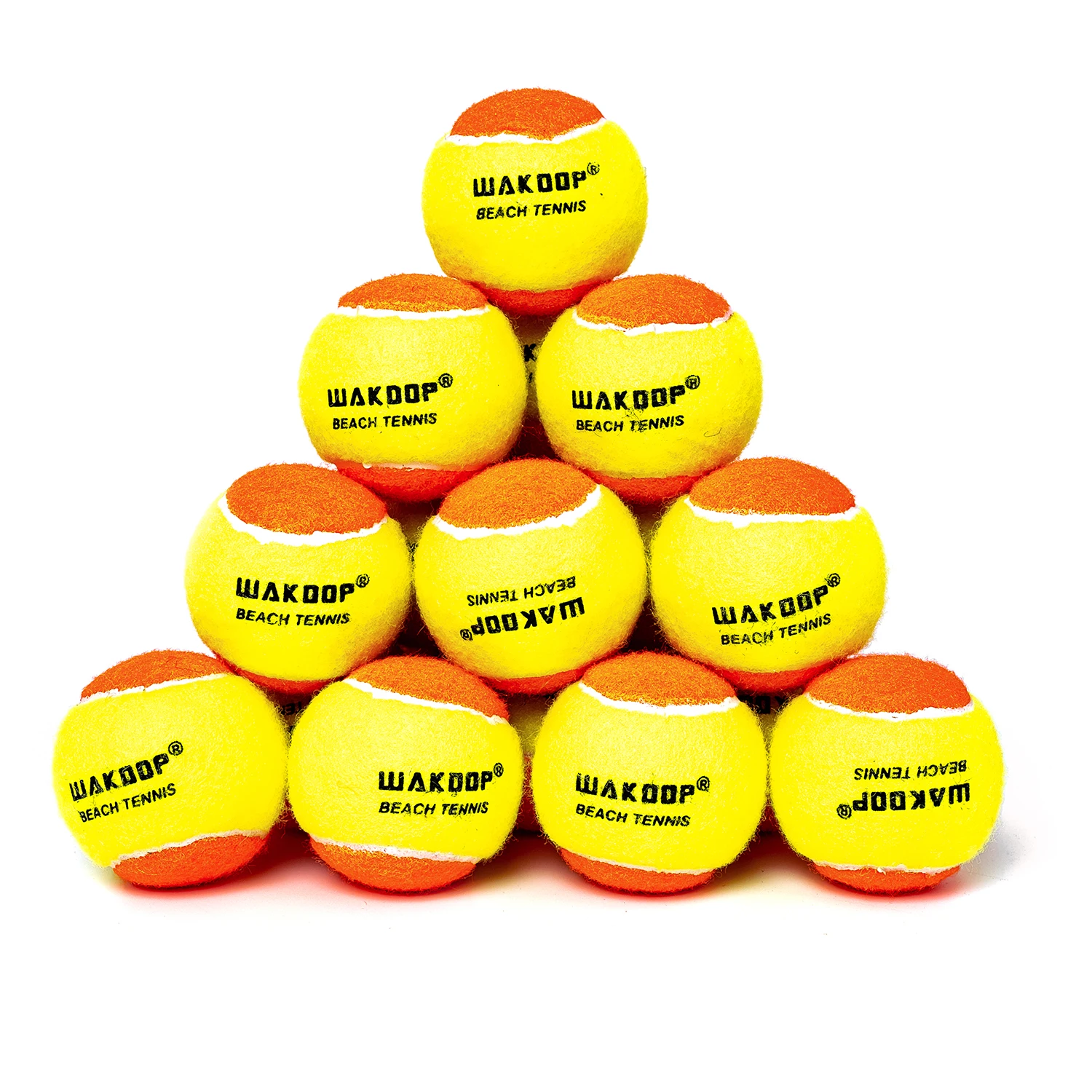 Wakdop Beach Tennis Balls De Tenis Raquete Ball With Mesh Bag 12,24,36 pcs