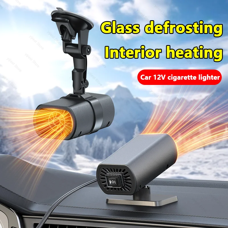 Car Heater Car Fan 12V Portable Electric Heated Windshield Defogging For Car