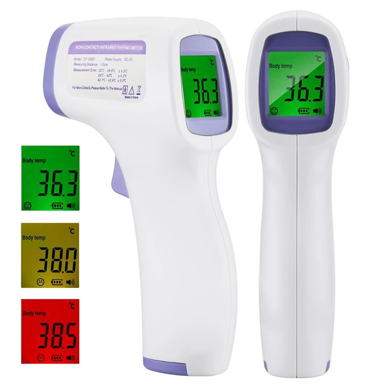 Termómetro infrarrojo sin contacto para bebés y adultos, medidor de Digital con LCD| - AliExpress
