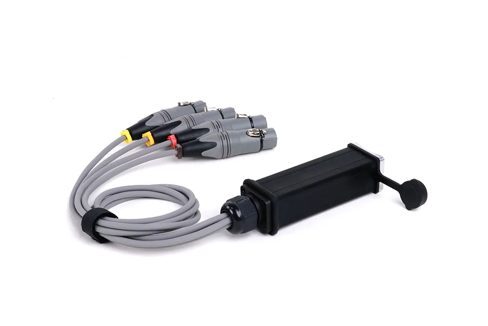 Wasserdichte rj45 cat5 Buchse an 4-Kanal 3pin xlr Buchse Multi-Netzwerk-Empfänger Audio kabel für Live-Bühne Home Studio-Aufnahme – Detail 14