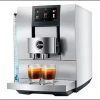 BUY 2 GET 1 FREE  Z10 Fully Automatic Coffee Machine Aluminum White with Glass Milk Container 1