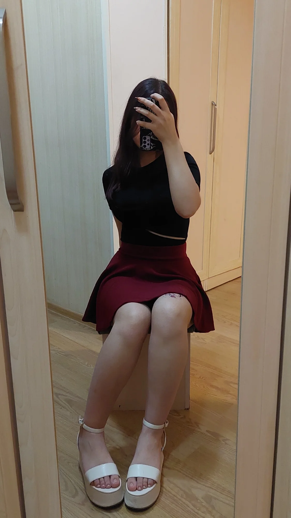 Ny sommar dam stil koreanska kjolar Mode sexig tjej Mini elastisk plisserad kjol för kvinnor photo review