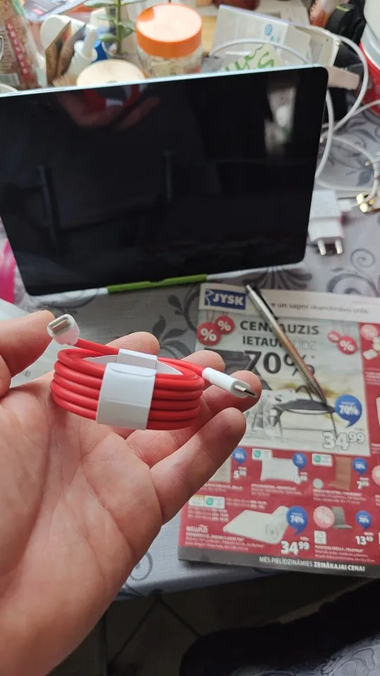 PD 65W Supervooc Fast Charger Cable For Oneplus Ace 12 11 10T 9 8T 7T Pro USB C To Type C Cable Warp Dash Charge 6T 5T Data Wire photo review