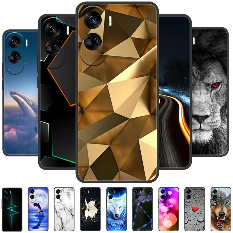 Per Coque Honor 90 Lite Custodia Wolf Lion Cover Posteriore In Silicone Custodia Per Telefono Per Honor 90 Lite 5G Custodia Morbida Honor 90 Lite 90 L