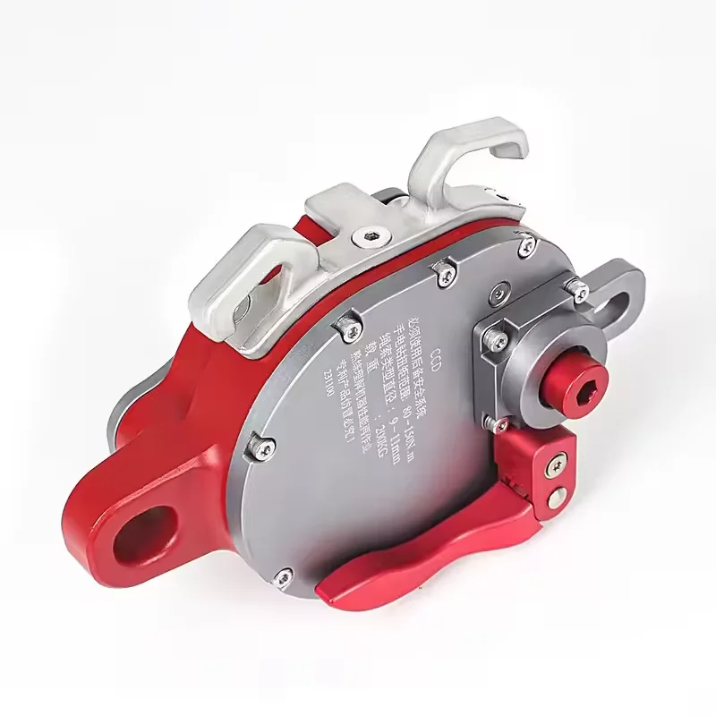 Ascending Descender 200KG Fall Protection Arrester Hand Drill Driven Electric Hoist Rock Climbing Aerial Lifesaving Equipment