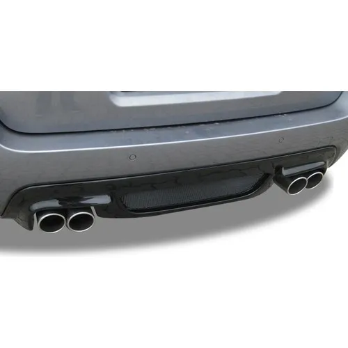 BMW E60 E61 REAR Diffuser with removable right cover for mtech sport  ABSplastic