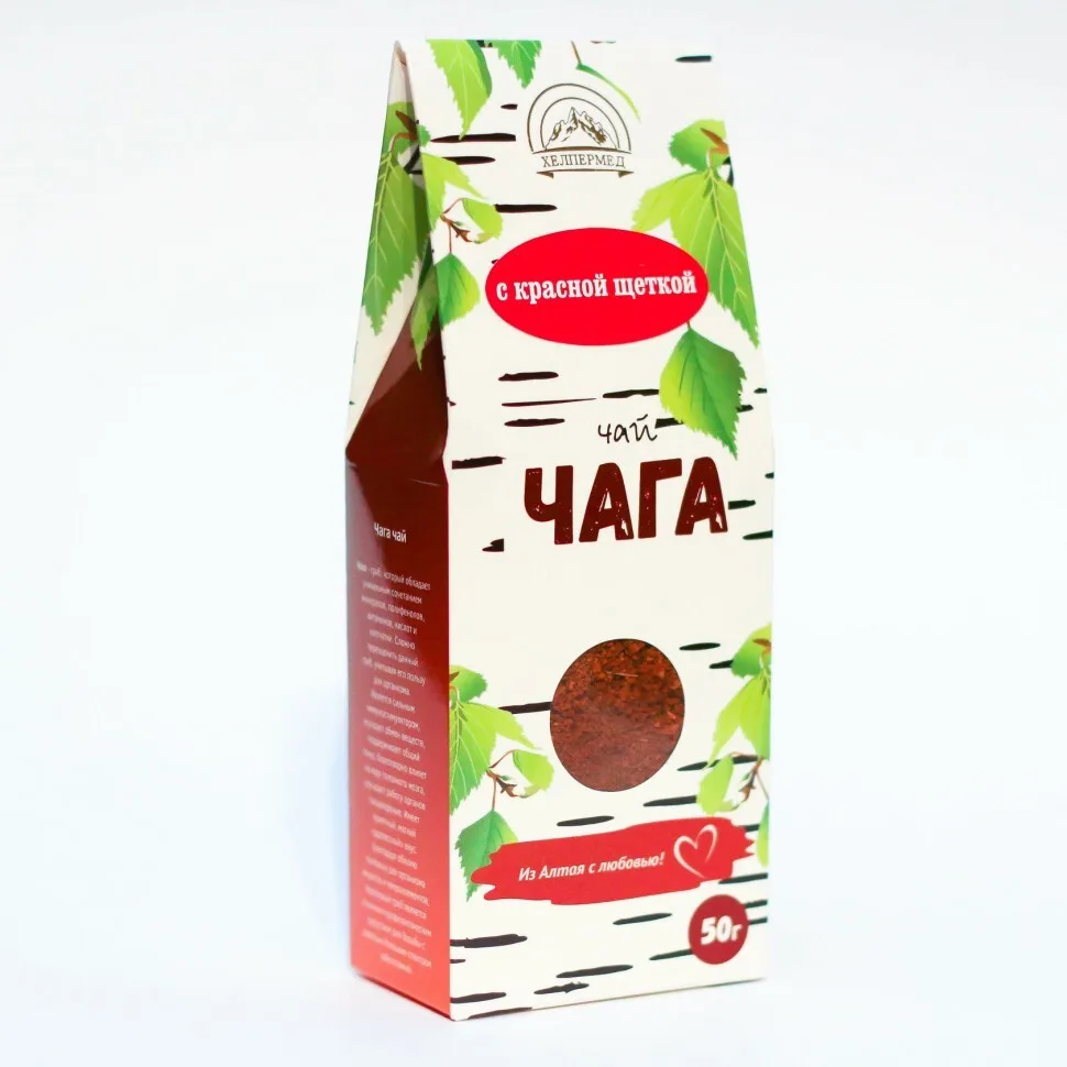 БЕРЁЗОВАЯ ЧАГА c красной щеткой(ХМ) 50г