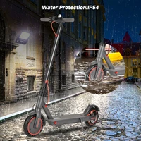 SUNNIGOO adulte Scooter électrique 36V 10.4Ah 350W moteur 30KM longue portée 30 KM/H 8.5 pouces pneus solides pliable Smart APP EScooter 4