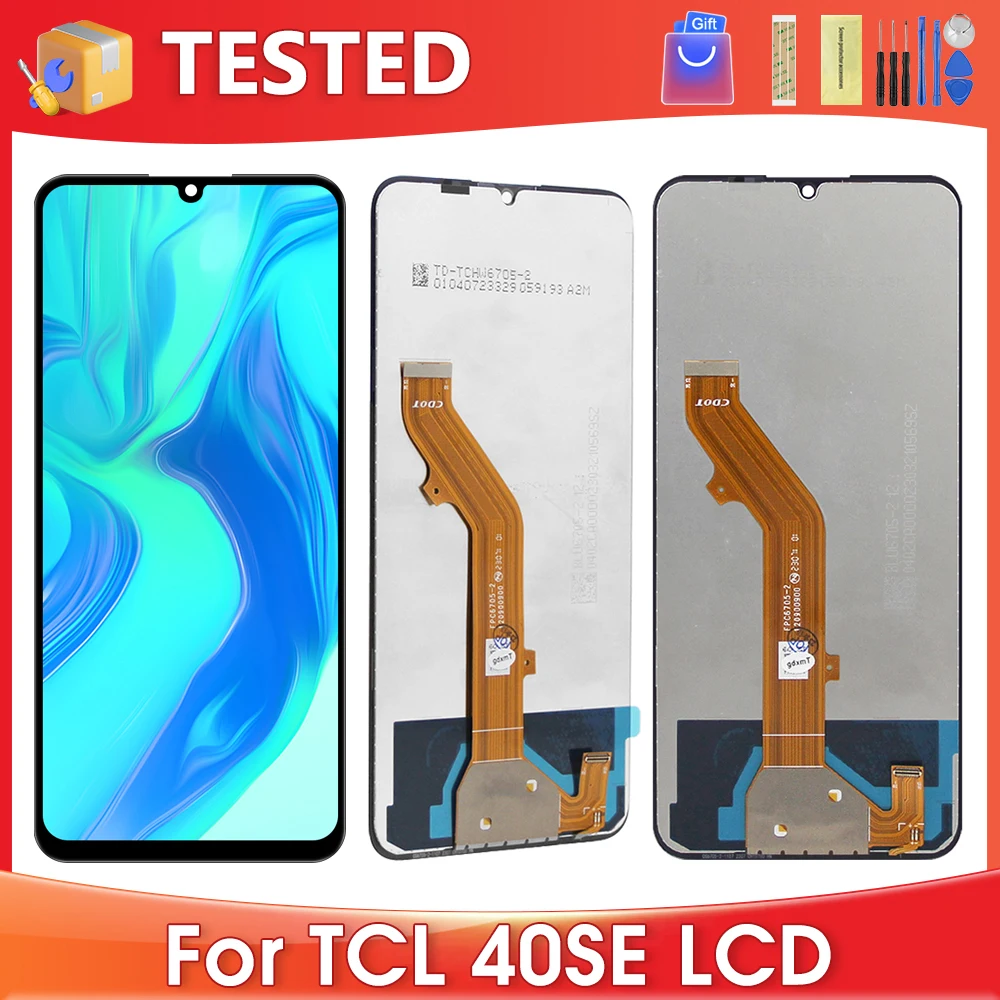 

6.75''For TCL 40 SE For Ori TCL 40SE T610 T610K T610P LCD Display Touch Screen Digitizer Assembly Replacement