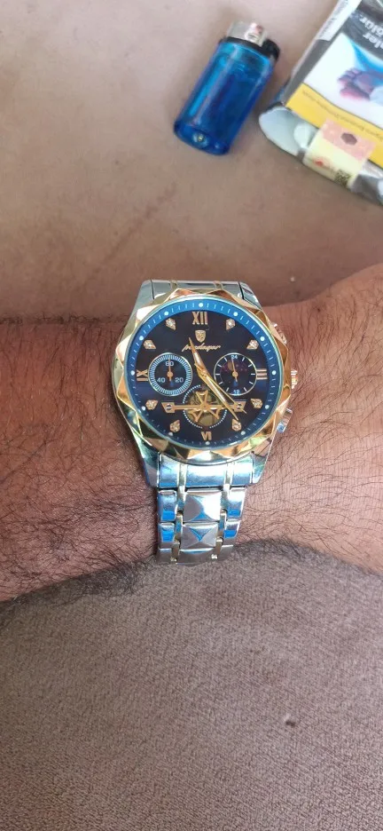 POEDAGAR Luxury Men's Quartz Watch photo review