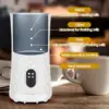 4 in 1 Electric Milk Frother 400W Automatic Milk Heater Hot and Cold Milk Frother Non-stick Coating Hot Chocolate Maker - 240ml 4