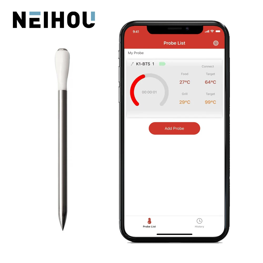 Bluetooth Meat Thermometer Smoker  Smart Meat Thermometer Bluetooth - Wireless  Meat - Aliexpress