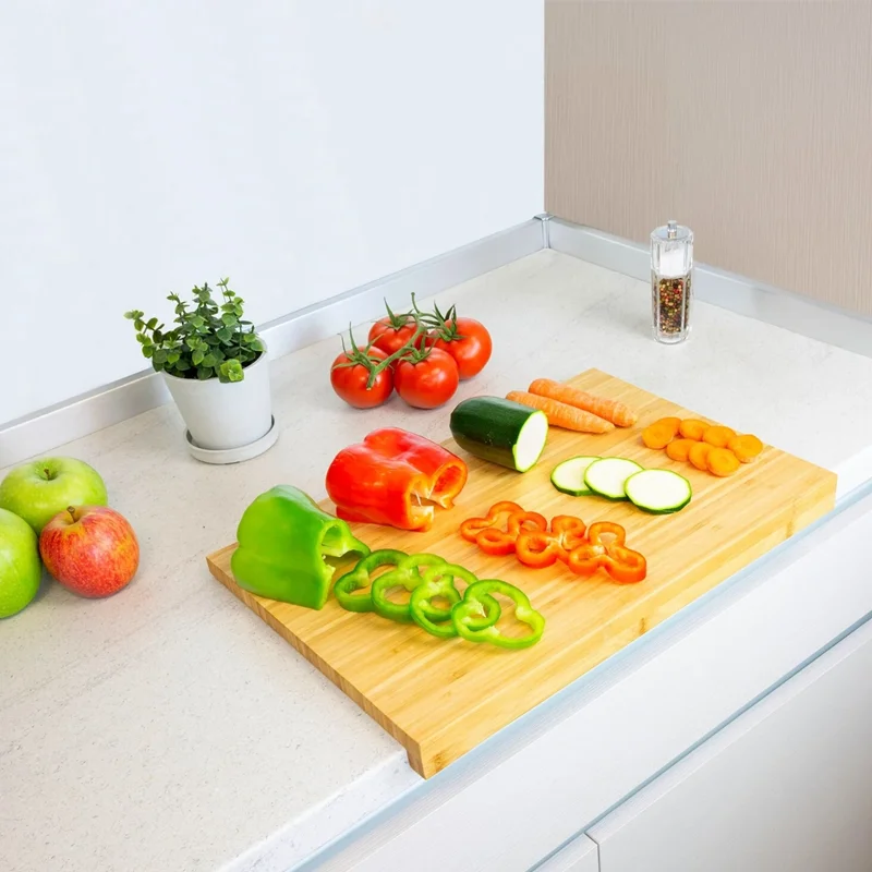 Small Chopping Board Anti-slip Cutting Plate Reusable Bamboo Portable  Lightweight Camping Veggie Platter - AliExpress