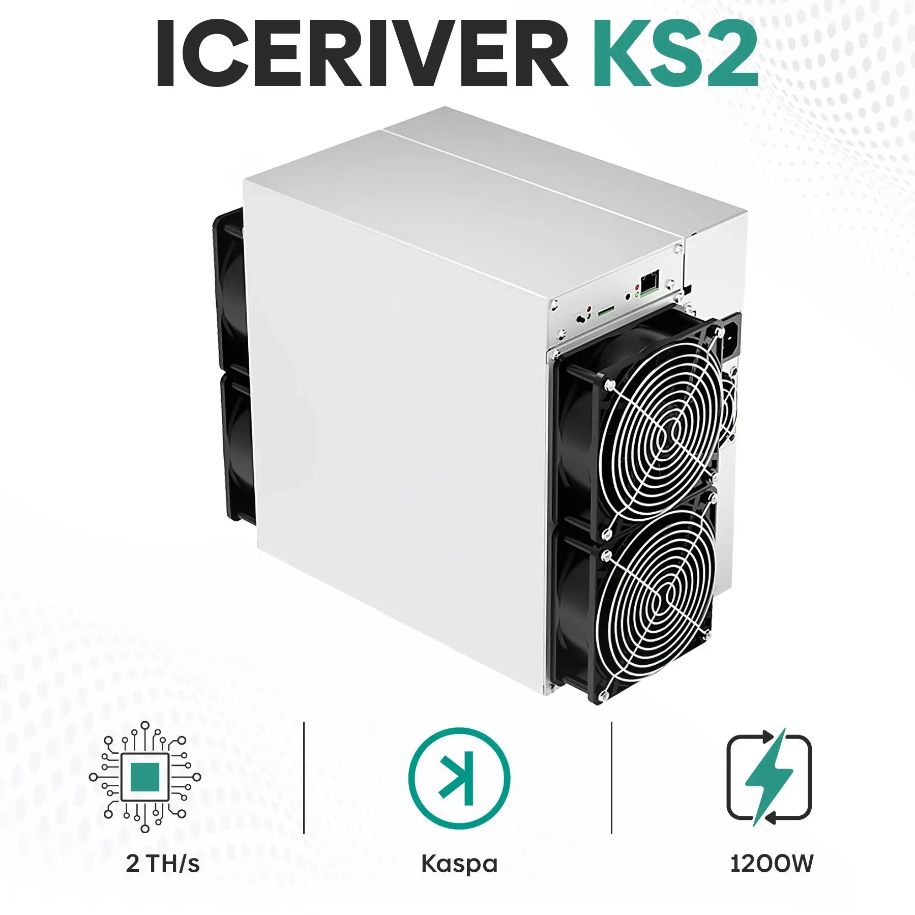 

Новое предложение, Майнер Iceriver KS2 (2.0th/s) Kaspa (KAS)
