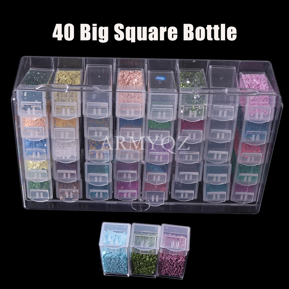Kit De Almacenamiento De Pintura De Diamante Con 252 Contene | Meses