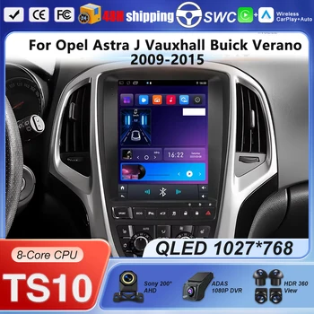 Android 16 para Opel Astra J Vauxhall Buick Verano 2009-2015, Radio para Auto, Reproductor Multimedia Carplay, Navegación GPS, WiFi, Sin DVD 1