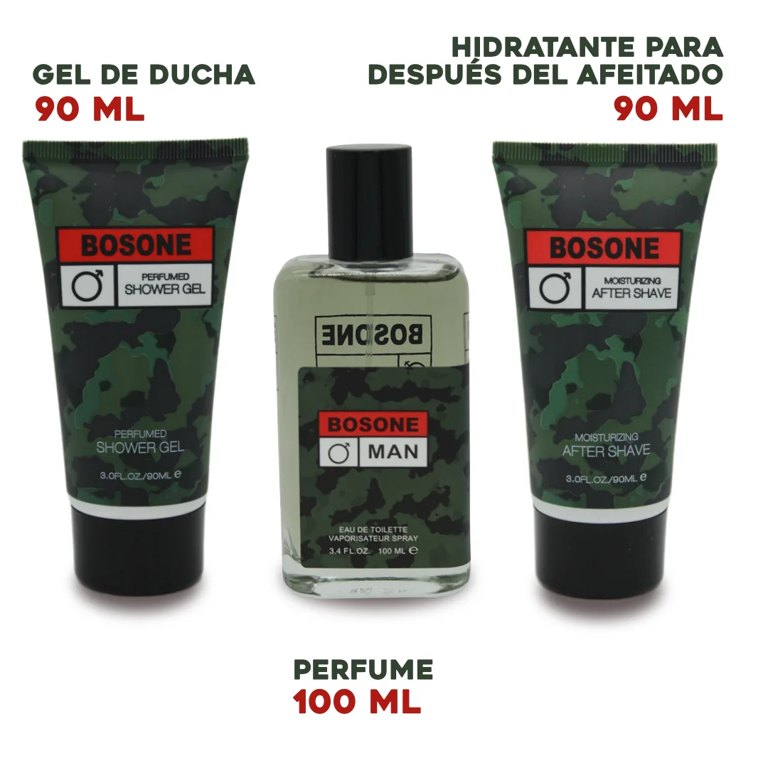 Ensemble de parfum et de lotion pour homme 3 pièces