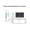 Free Shipping low cost HLK-LD2410 High Sensitivity 24GHz Human Presence Status Sensing Radar Module 5