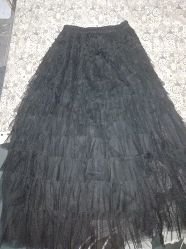 ElegaFlair™ Tiered Ruffle Maxi Skirt photo review