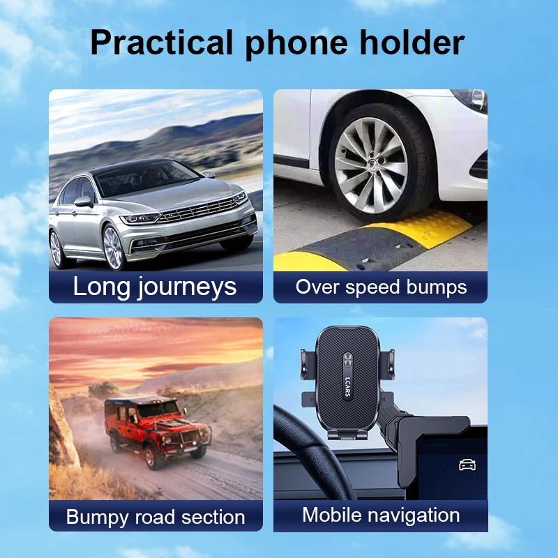 Universal Car Phone Holder for Tesla Model 3 Model Y New Energy Vehicles with Floating Center Console Screen Mount