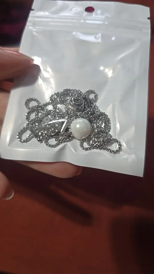 Simple Ball Pendant Long Necklace photo review