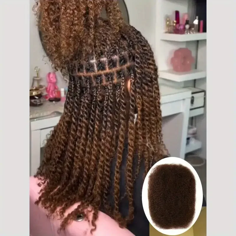 Local Warehoue 50g Afro Kinky Curly Braiding Bulk Hair Extensions for Mini Twists No Weft Soft Locs Afro Kinky Curly Human Hair 1