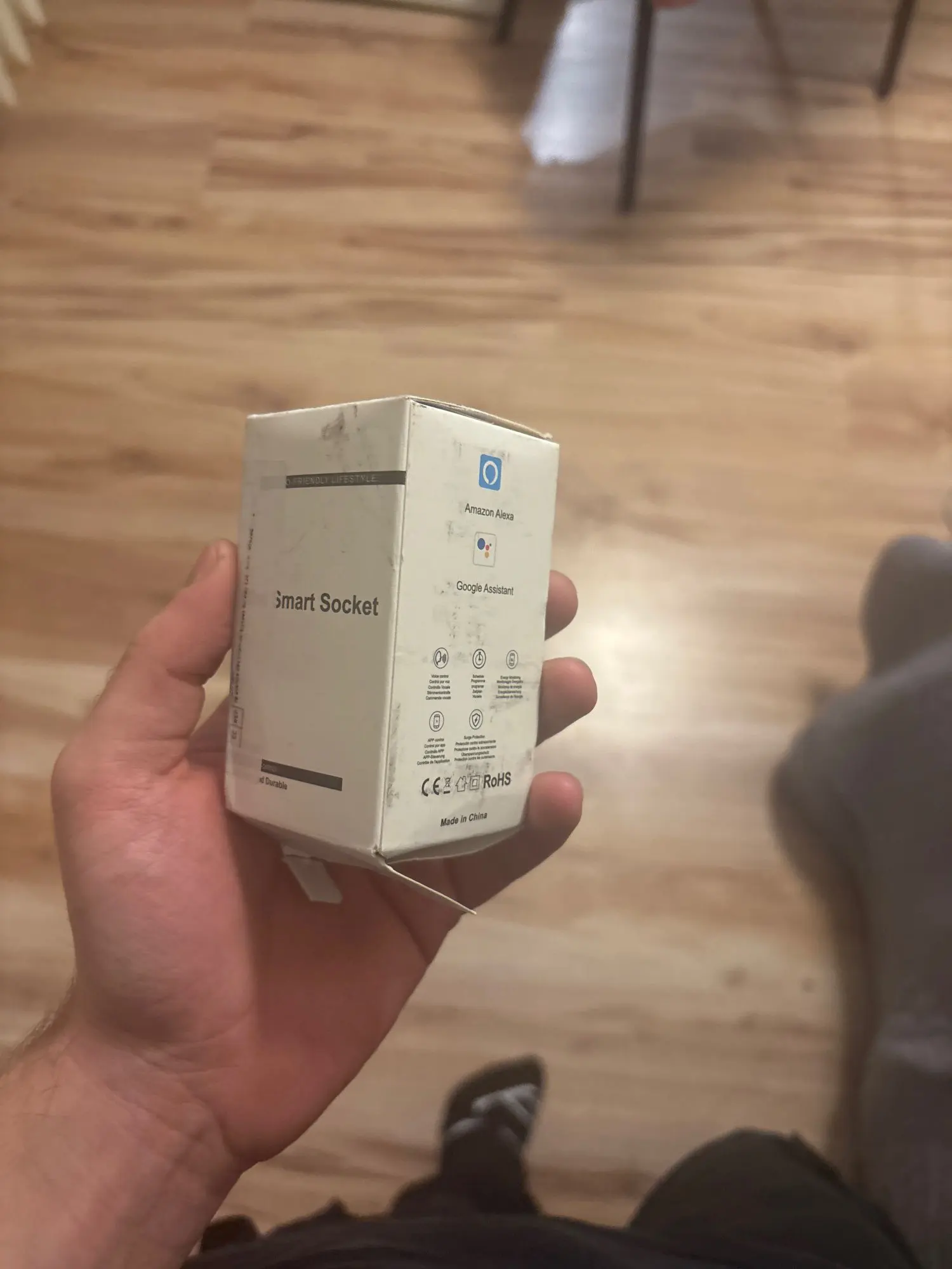 Presa Smart Wi-Fi 16A Schuko con Monitoraggio Consumi (kWh) – Alexa/Google