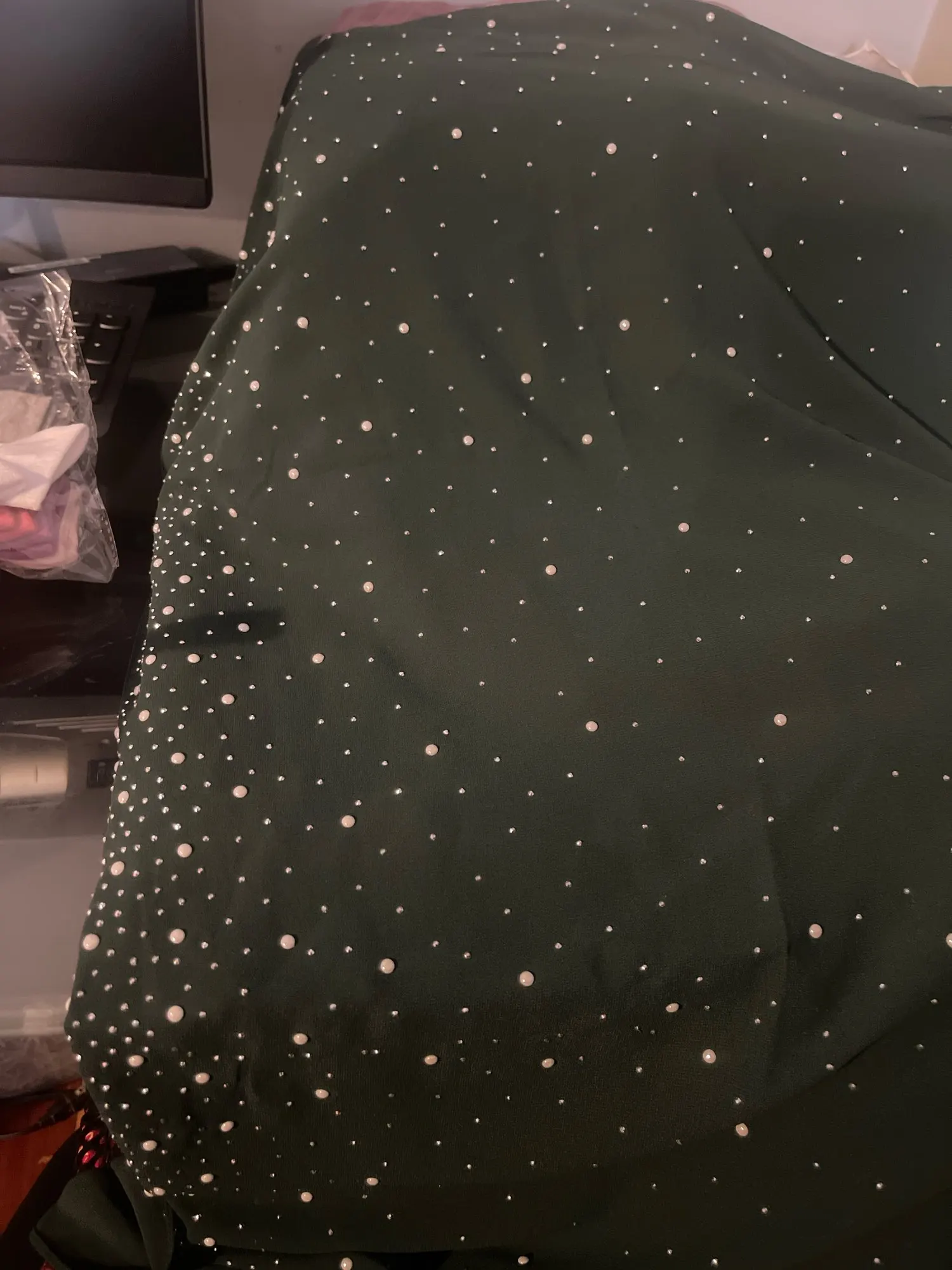 Pearl Chiffon Muslim Scarf photo review