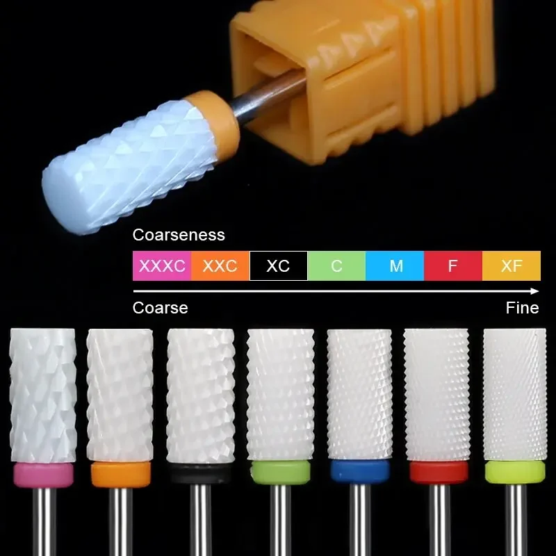 ALLWORLDZN-95473 Ceramic Milling Cutter Nail Drill Bit For Electric Drill Manicure