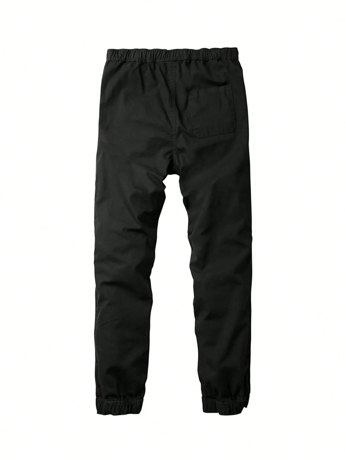 "Men's Elastic Waist Drawstring Jogger Pants with Elastic Cuffs 3