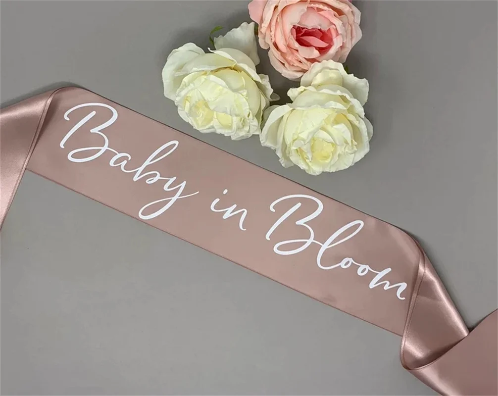 Baby In Bloom, Mommy To Be Sash, Mom To Be, Baby Shower Sash, Fascia Premaman, Mamma Da Essere, Crescita Di Una Principessa, Fascia Gravidanza