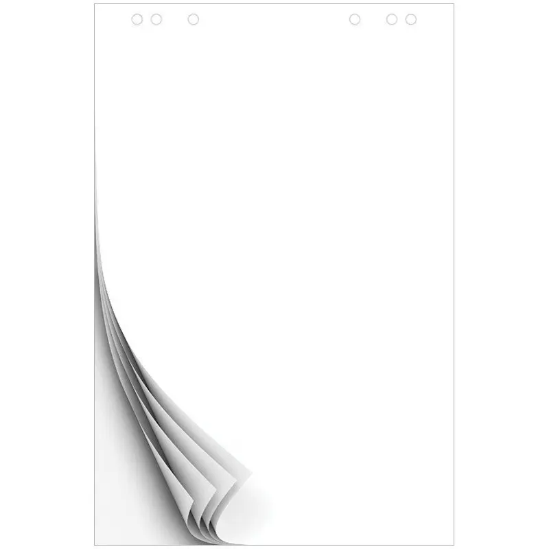 Notepad For Flipchart Officespace 60*90 Cm, 20l., White, Budget