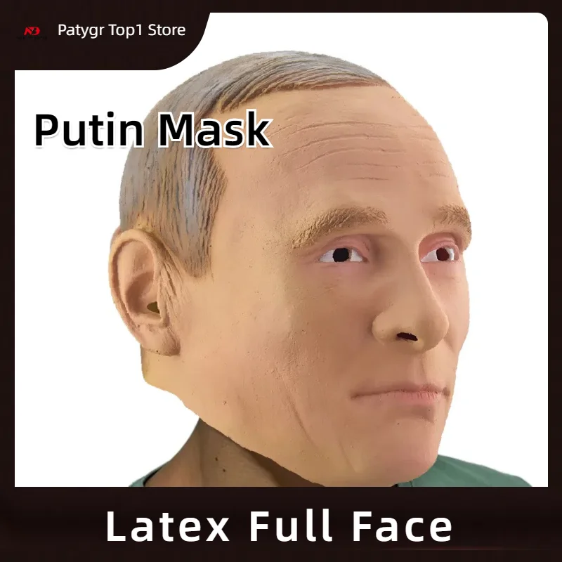 Natural Latex Realistic Old Man Mask Russian President Putin Masks Human Male Head Full Face Carnival Mask Costume Free Shipping - AliExpress 200000532