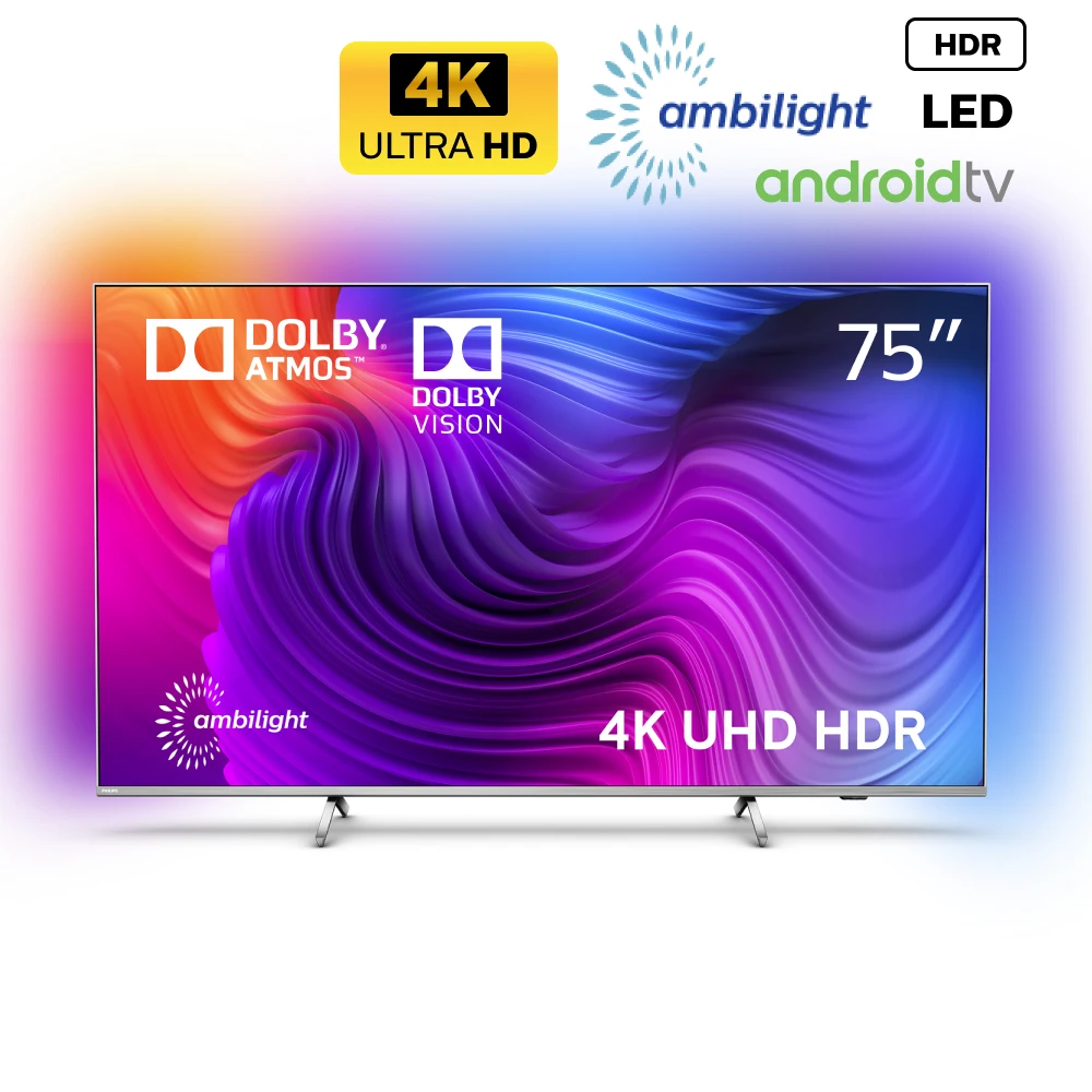 TV 4K UHD based on Android TV 75pus8506 inch - AliExpress