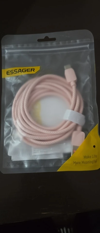 Essager 7A 100W USB Type C Cable For Huawei Honor 88W PD Fast Charging Charger USB A Data Cord Cable For Xiaomi Oneplus Samsung photo review