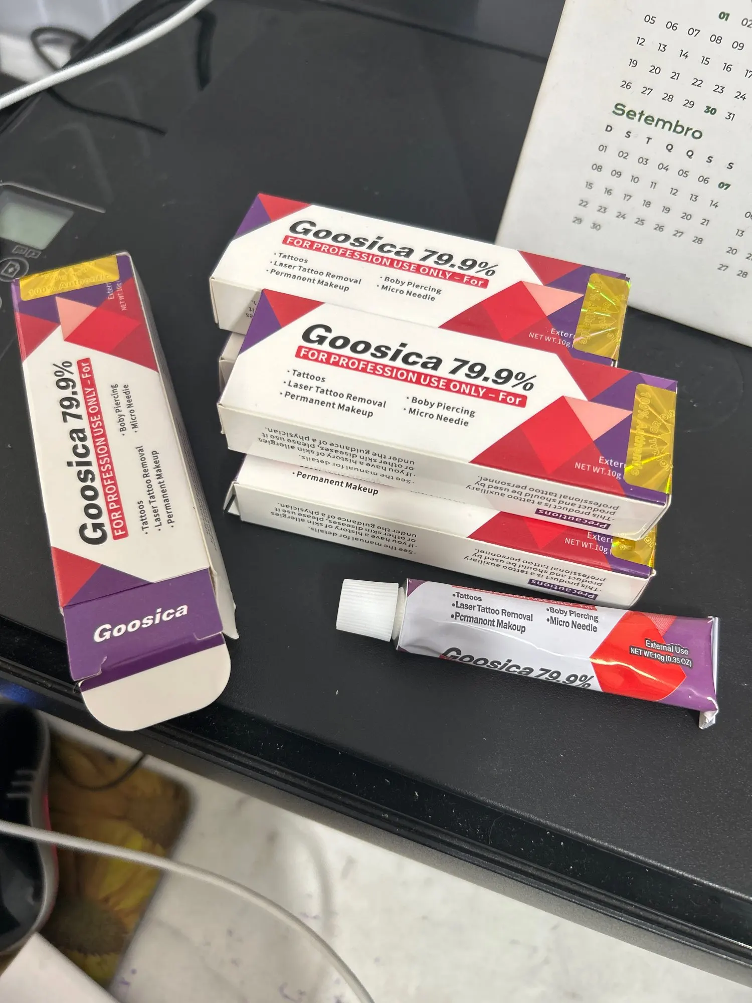 Pommade anesthésiante Goosica originale à 79,9 % pour microblading, maquillage permanent, tatouage, peau et corps photo review