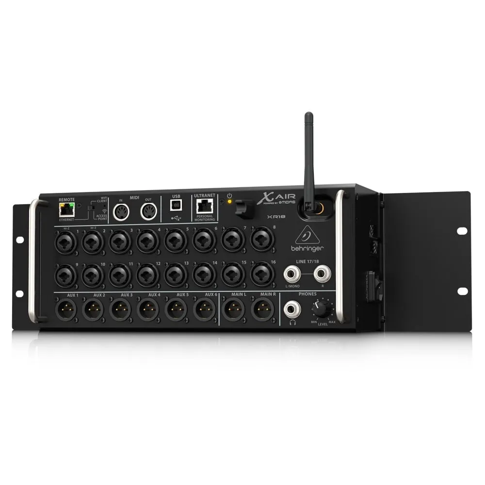 

Совершенно новый 18-канальный планшетный цифровой миксер Behringer X Air XR18