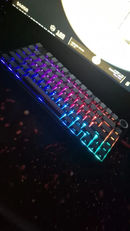 Clavier Ergonomique Sans Fil - QWERTY Mécanique Tri Mode