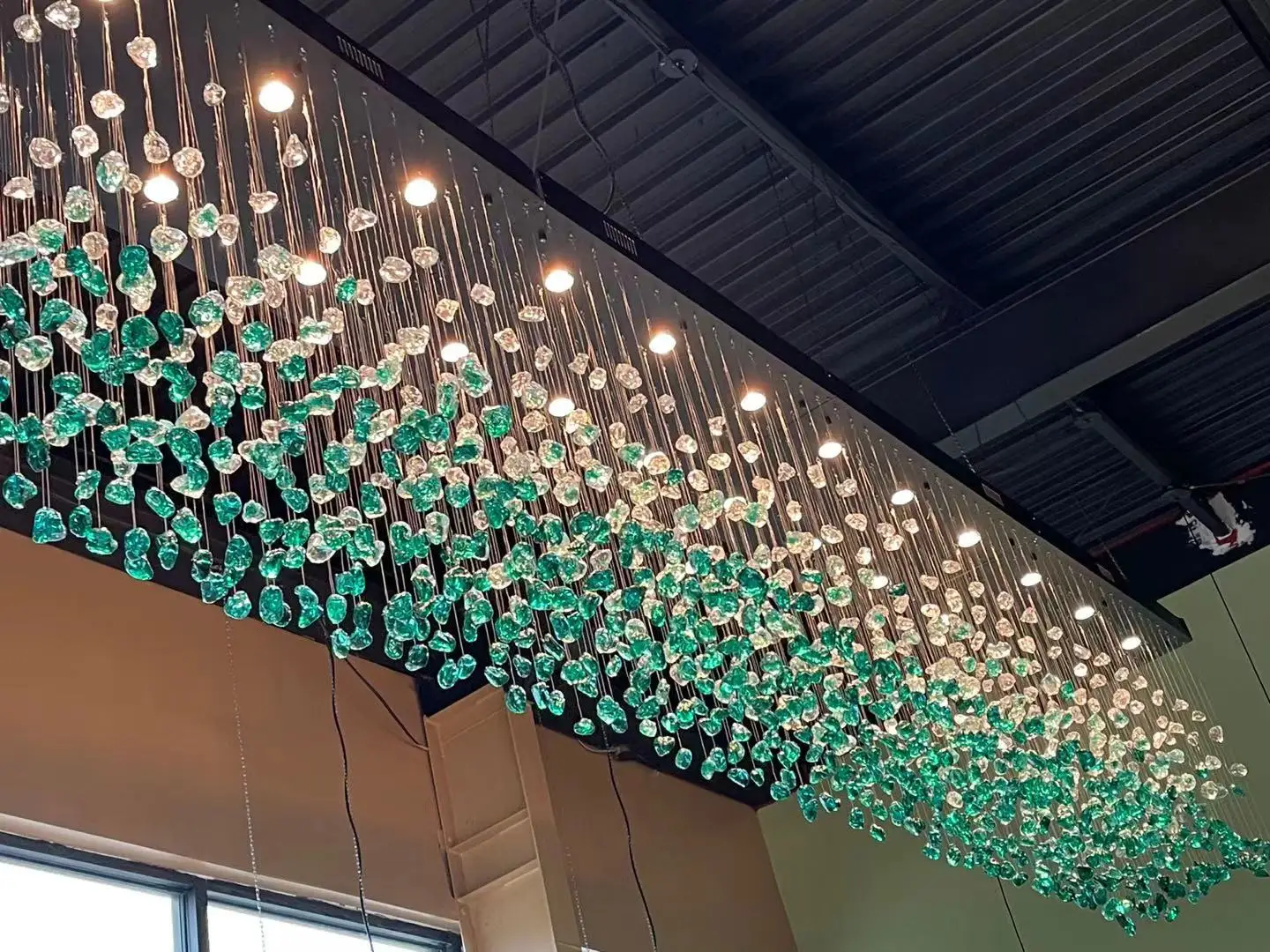 stone chandeliers