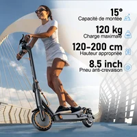 TODIMART T3S 8.5 inch Electric Scooter 500W Adult E-Scooter 36V10.4Ah 30km/h Speed Support APP 30km Range City Electric Scooters 5