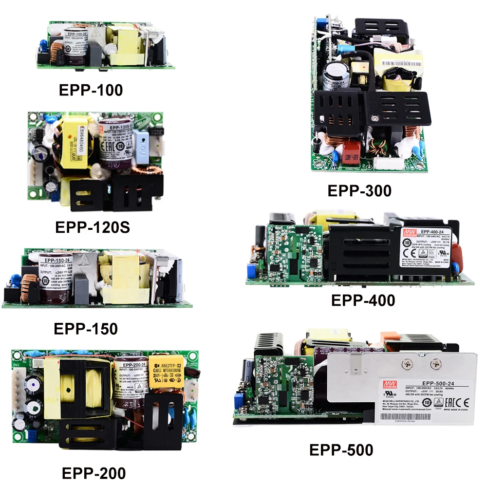 

Meanwell MEAN WELL EPP-100/120S/200/300/400/500W 100-500W 12V 15V 18V 24V 27V 36V 48V 55V PFC Bare Board Switching Power Supply