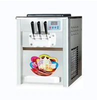 3 flavors commercial softy ice cream machine 1