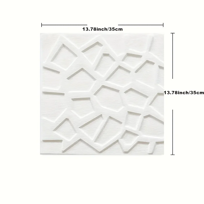 35*35cm Ceiling Bed Room Decor Background Wallpaper Peel and Stick Waterproof Decoration Wall Stickers Anti-collision 3d Home 2